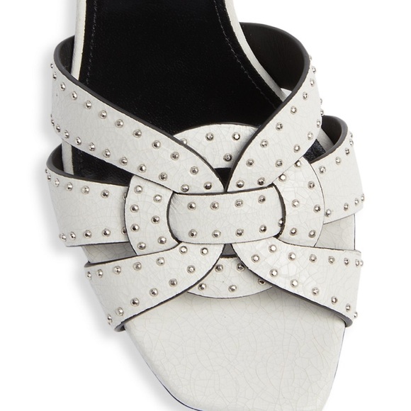 New in box Saint Laurent studded tribute sandal - Picture 2 of 6